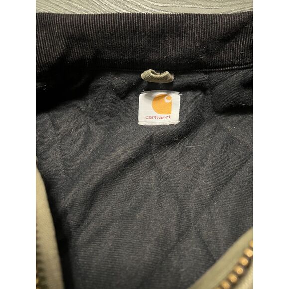 Vintage Carhartt Santa Fe jacket in faded olive green. Unsized. See description. - Picture 9 of 15